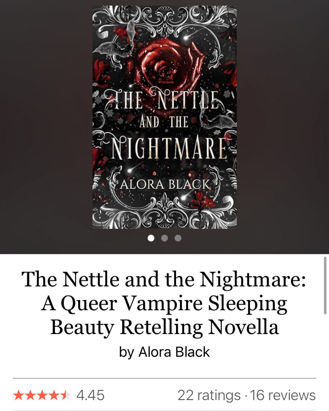 Goodreads page for The Nettle and the Nightmare